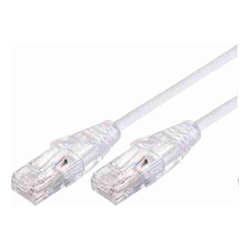 BluPeak 1.5M Ultra Thin Cat6a UTP LAN Cable White (Lifetime Warranty)