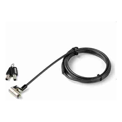 STARTECH.COM 2M 3-IN-1 UNVIVERSAL Laptop CABLE LOCK, K-SLOT/ NANO/ WEDGE SLOT, KEYS, 2YR