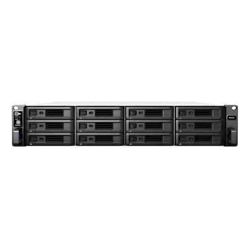 Synology RackStation RS2423+ 12-Bay 3.5" Diskless 2xGbE NAS+ 1 x 10GbE (RJ45) (2U Rack) (SMB) AMD RyzenTM  8GB RAM Synology Compatible drives only