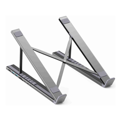 Choetech HUB-M48 7-in-1 Hub + Foldable Laptop stand USB-C to HDMI 4K/USB-A/TF&SD/USB-C with PD Charging