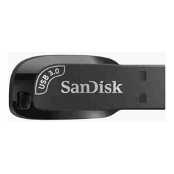 SanDisk Ultra Shift USB 3.0 Flash Drive CZ410 256GB USB3.0 Black compact design 5Y
