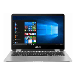 ASUS VivoBook Flip 14 TP401 14" HD Touch 2-in-1 Laptop - Pentium N5000, 4GB RAM, 128GB SSD, Win10 Home, 12 Mth ASUS Wty (Factory Refurbished)