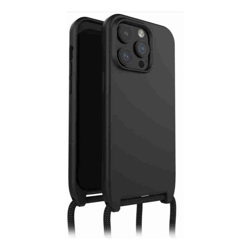 OtterBox React Necklace MagSafe Apple iPhone 14 Pro Case Black - (77-92291), DROP+ Tested, Detachable Nylon Rope, Raised Edges, Hard Case, Soft Edges