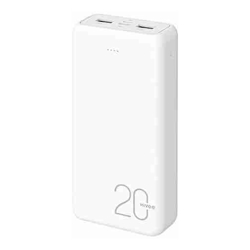 Kivee PT63 20000mAh Power Bank White