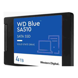 WD Western Digital WD Blue 4TB 2.5" SATA SSD 560R/530W MB/s 95K/82K IOPS 600TBW 1.75M hrs MTBF 3D NAND 7mm 5yrs Wty