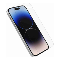 OtterBox Alpha Glass Apple iPhone 14 Pro Screen Protector Clear (77-89307) Antimicrobial 2x Anti-Scratch Reinforced Edges Smudge Resistant