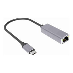4Cabling 20cm USB 3.1 Type-C Male to Female Ethernet Adapter