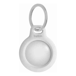 Belkin Secure Holder with Key Ring for AirTag White (F8W973btWHT) Advanced scratch protection for your AirTag Twist and lock design