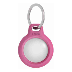 Belkin Secure Holder with Key Ring for AirTag Pink (F8W973btPNK) Advanced scratch protection for your AirTag Twist and lock design