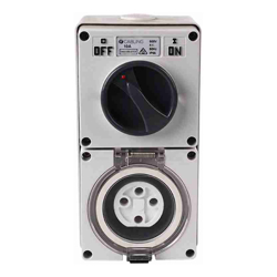 4C | Combination Switched socket 4Pin IP66 500V 10A