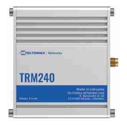 Teltonika TRM240 - the industrial grade USB LTE Cat 1 Modem with a rugged housing and external antenna connector for better signal coverage