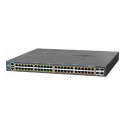 cnMatrix EX3052R-P, Intelligent Ethernet Switch, 48 1G(24 PoE+ ports and 24 4PPoE ports(60W)) and 4 SFP+ ports, Dual power supplies not included