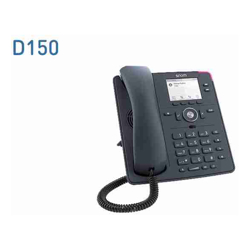 SNOM D150 Desk Telephone, PoE, HD Audio, Suitable For IP Desk Phone, Indoor Wall Mounting,