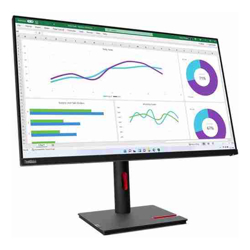 ThinkVisionT32h-30 31.5 QHD monitor IPS 2560 x 1440 16:9 Anti-Glare DP/HDMI/USB-C input Audio out 4xUSB3.2 Gen1 hub Height adjustable Tilt Swivel and Pivot 3Y warranty