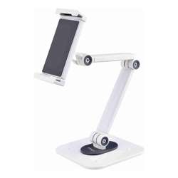 Adjustable Tablet Stand for Desk - Wall Mountable - Capacity 2.2lb (1kg) - Ergonomic Articulating Universal Tablet Stand - Tablet Holder for Desk Pivot/Swivel/Rotate