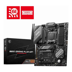 MSI MPG B650 GAMING PLUS WIFI AMD AM5 ATX Motherboard 4x DDR5 ~192GB 2x PCI-E x16 1x PCI-E x1 2x M.2 4x SATA 7x USB 3.2 1x USB-C