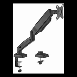Brateck Economy Single Screen Spring-Assisted Monitor Arm Fit Most 17"-32" Monitor Up to 9 kg VESA 75x75/100x100