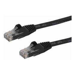 StarTech 15m 50ft CAT6 Ethernet Cable - Black Snagless Gigabit - 100W PoE UTP 650MHz Category 6 Patch Cord UL Certified Wiring/TIA - 15m Black CAT6 Ethernet cable delivers Multi Gigabit 1/2.5/5Gbps 