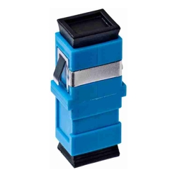 4Cabling SC OS1/OS2 Singlemode Through Coupler Flangeless Simplex | Blue