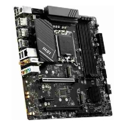 MSI PRO B760M-A WIFI DDR5, Micro-ATX, Intel LGA 1700, 4xDDR5, 2xM.2+4xSATA 6Gb/s, 3xPCIe, RAID, 2xHDMI, 2xDP, GbE LAN, Wireless AX+Bluetooth, 4xUSB3.0, 2xUSB2.0, 3 Year Warranty