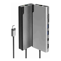 USB-C Ultra Dock PLUS Gen 2 with HDMI 4K60Hz Mini DisplayPort Gigabit Ethernet USB-A USB-C (100W Power Delivery & Data) Micro SD an SD Card Reader.