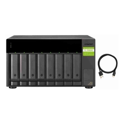 Qnap TL-D800C 8-bay desktop USB-C 3.1 Gen2 10Gbps JBOD expansion unit with a 1-meter USB-C to USB-A 3.1 Gen2 cable./2 Years WTY