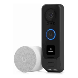 Ubiquiti UniFi Protect G4 Doorbell Pro PoE Kit, 2MP Camera, Secondary 2MP Package Camera, IR Up To 20ft, Includes PoE Chime, Doorbell is PoE