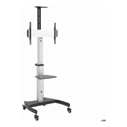 4Cabling Aluminium Mobile TV Display Cart for 37" 70"