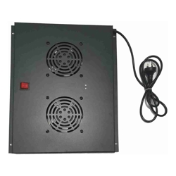 4Cabling 2 Way Fan Kit | Suitable for 600mm Deep Standard Rack Range