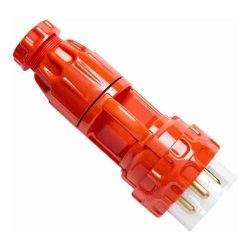 4Cabling 4C | Industrial Phase Isolated Straight Plug IP66 250V 3Pin 32A