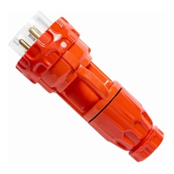 4Cabling 4C | Industrial Phase Isolated Straight Plug IP66 250V 3Pin 20A