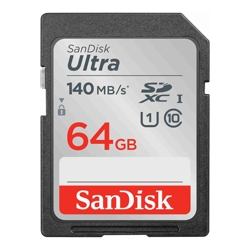 SanDisk 64GB Ultra SDXC UHS-I Card (SDSDUNB-064G-GN6IN)