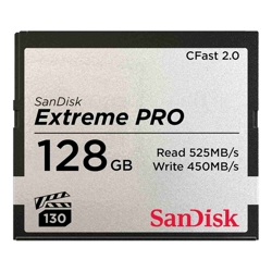 SanDisk 128GB Extreme PRO CFast 2.0 Memory Card (SDCFSP-128G-G46D)