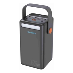 Choetech B664 50000mAh PD65W Power Bank with LED Flashlight LCD Display