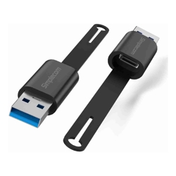 Simplecom CA132 USB-A Male to USB-C Female Adapter USB 3.2 Gen 2 Data  Charging Double-Side 10Gbps