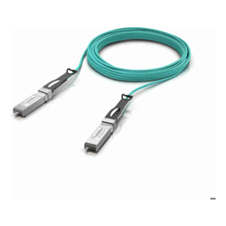 Ubiquiti 25 Gbps Long-Range Direct Attach Cable UACC-AOC-SFP28-10M Long-range SFP28 10m Length Support 25/10/1 Gbps PVC Cable Jacket Aqua Color