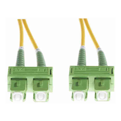 4Cabling 3m SC/APC-SC/APC OS1 / OS2 Singlemode Fibre Optic Duplex Cable