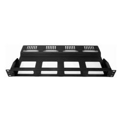 4Cabling Fiber Patch Panel | 1U Supports 4 Cassettes