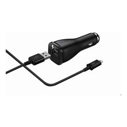 Samsung Black Car Charger - Micro USB Fast Charger (9V) 12 Month Warranty (Open Box)