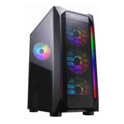 Cougar Custom RGB Gaming Desktop PC Cougar MX410 Mesh-G RGB Case Intel Core i5-6400 8GB RAM 240GB SSD + 500GB HDD Win11 Home 12 Mth Wty (Refurbished)
