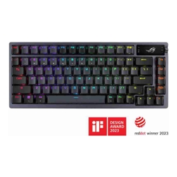 ASUS  ROG AZOTH/NXSW/PBT (Snow Switch)  Gaming Keyboard, OLED Display,Snow Switch, 75 Keys, Tri-mode Connection,