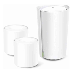 TP-LINK DECO X73 MESH WI-FI SYSTEM, AX5400, GbE/WAN(4), DSL, RJ-11(2), 3-PACK, 3YR WTY