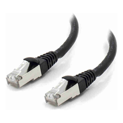 ALOGIC 0.5m Black 10G Shielded CAT6A LSZH Network Cable
