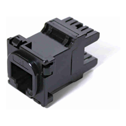 Serveredge  Cat6 UTP RJ45 Australian Style Jack Black- Pack of 10