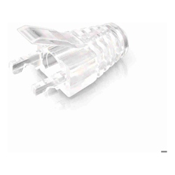 RJ45 Cat6 Clear Strain Relief Boot: Bag of 50