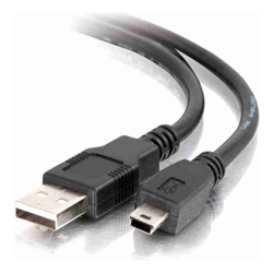 ALOGIC 2m USB 2.0 Type A to Type B Mini Cable Male to Male