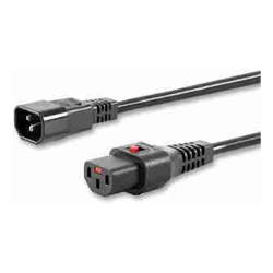 ALOGIC IEC LOCK 3m IEC C13 to IEC C14 Power Extension Cord Male to Female
