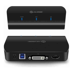 Alogic USB 3.0 to HDMI and DVI/VGA Dual Output External Multi Display Adapter