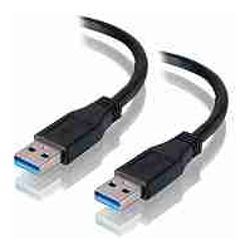 ALOGIC 0.5m USB 3.0 Type A to Type A Cable Male to Male BLACK COLOR