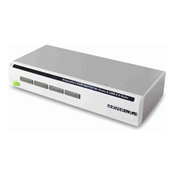 Serveredge 4-Port USB / DisplayPort Desktop KVM Switch With Audio & USB Hub 2.0 Includes Cables
